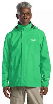 Jack Wolfskin Trailtime 2L Jacket Men Wasserdichte Regenjacke mit Kapuze Herren green lizard (A63903_E0278)