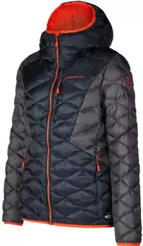 La Sportiva Pinnacle Daunenjacke schwarz/cherry tomato