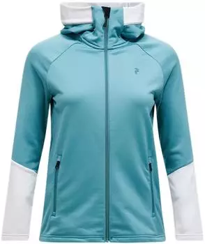 Peak Performance Rider Essentials Zip Hood deluded vision/antarctica/t&uuml;rkis