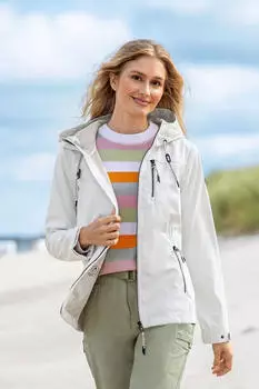 G.I.G.A. DX by Killtec GS 111 WMN SFTSHLL JCKT Softshell-Jacke mit Kapuze (44363) gebrochenes weiss