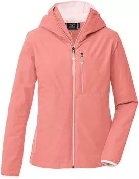 Killtec KOS 73 WMN JCKT Funktionsjacke/Regenjacke wasserdicht packbar mit Kapuze (43803-000) hell pfirsich