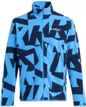 Adidas Terrex Multi Printed Fleecejacke Ray Blue / Legend Ink (KA9545)