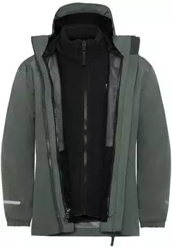 Jack Wolfskin Iceland 3in1 Jacket Kids slate green/slate green