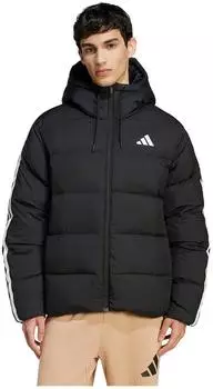 Adidas Man Essentials Midweight Kapuzen-Daunenjacke (JM4165) schwarz