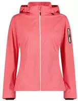 CMP 39A5016-B614-38, CMP Woman Jacket Zip Hood coral (B614) 38 Damen