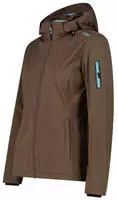 CMP 39A5016-Q957-38, CMP Woman Jacket Zip Hood toffee (Q957) 38 Damen