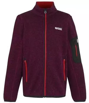 Regatta Newhill Junior Fleece (RKA478) dark pimento/tangerine tango