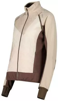 CMP Hybride Damenjacke mit abnehmbaren Ärmeln (30A2276-P322) cream – Wasserdichter Schutz mit atmungsaktivem Materialaufbau