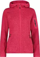 CMP 3H19826-01CV-34, CMP Woman Fleece Fleece Jacket FIX Hood magenta-lighter...