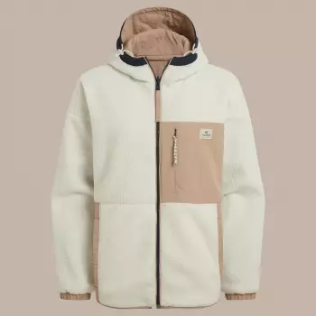Craghoppers Longlands Wendejacke mit Kapuze ecru/warm beige