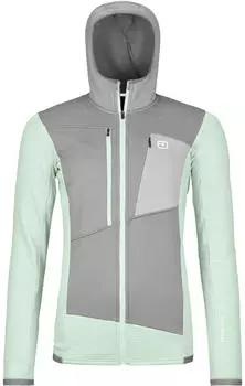 Ortovox Fleece Grid Hoody W (87204) green acid