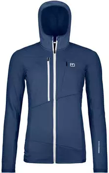 Ortovox Fleece Grid Hoody W (87204) blue nunatak