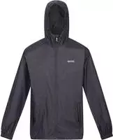 Funktionsjacke REGATTA "Pack-It III", Herren, Gr. S, grau (dunkelgrau), Obermaterial: