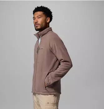 Columbia Fast Trek II Full Zip Fleece Men (1420421) iron – Durchdachtes Taschenkonzept für Wanderausrüstung