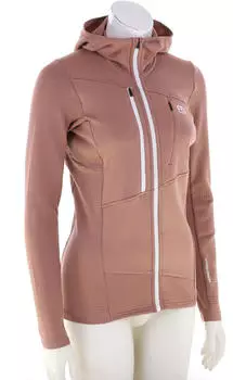 Ortovox Fleece Grid Hoody W (87204) dusk rose – Ortovox Fleece Grid Hoody W dusk rose – Merinowolle-Mix für alpine Wanderungen