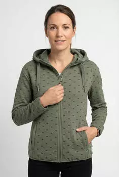 CMP Printed Stretch Hoodie (19556847) avocado meliert