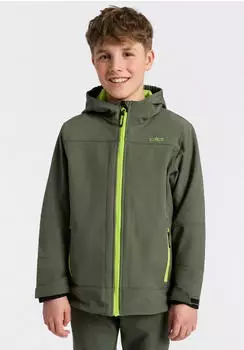 CMP Kid Softshell Jacket Fix Hood Softshelljacke (3A00094) oil green
