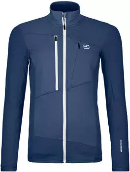 Ortovox Fleece Grid Jacket W (87205) blue nunatak