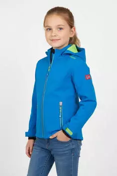 Trollkids Kids Trollfjord Jacket Softshelljacke (15943900) medium blau/gr&uuml;n