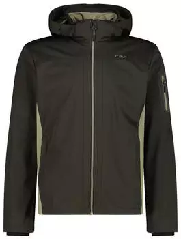 CMP Light Softshell Jacke mit abnehmbarer Kapuze (39A5027) pine/oliv
