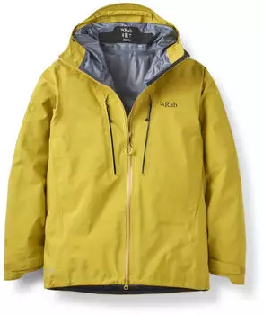 Rab Khroma Latok GTX Jacket Wasserdichte Jacke (QWI-38-DPL-LRG) dark pollen
