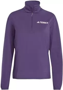 Adidas Terrex Multi Climawarm Half Zip Tech Fleece Jacket (JN3867) aurora plum