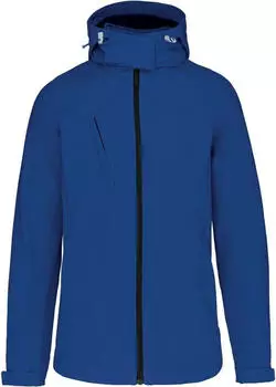 Kariban Softshell Jacke Full Zip mit abnehmbarer Kapuze (K414) dark royal blue