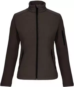 Kariban K400 Softshell-Jacke chocolate