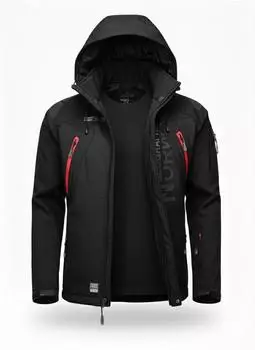Geographical Norway Tangata Softshelljacke (B0CF2C6XJ2) schwarz