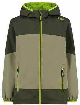 CMP Kid Jacket Fix Hood (34Z5224) oliv