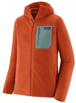 Patagonia Men's R1 Air Full-Zip Hoody (40256) coal orange