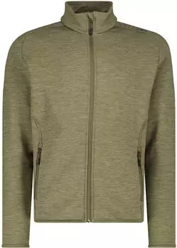 CMP Herren Jacke in Melange Stretch Performance Fleece (30E9707) sage mel.