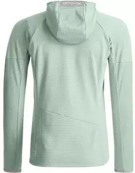 Ortovox Fleece Light Grid Hoody Women green acid