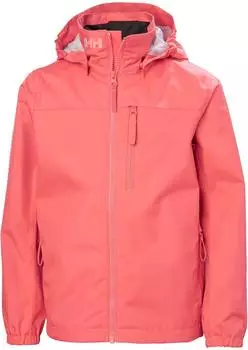 Helly Hansen Jr Crew Hooded Jacket sonnenuntergang rosa
