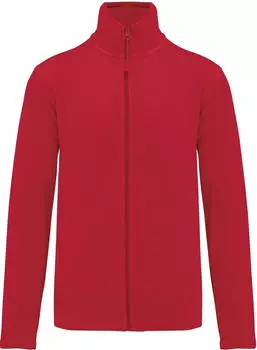 Kariban K911 Mikrofleece-Jacke mit Reißverschluss rot