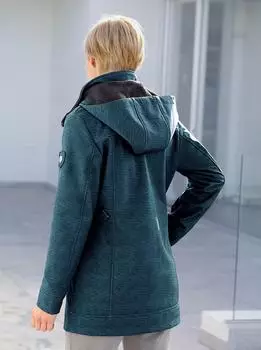 Witt Weiden Softshelljacke petrol-meliert