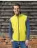 Result Printable Softshell Bodywarmer with Recycled Fleece Inner (R232M) schwarz/orange