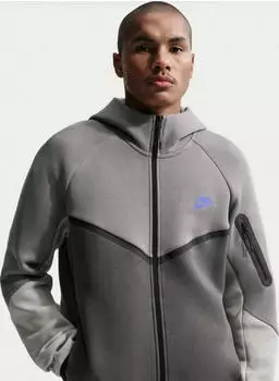 Nike Tech Full-Zip Windrunner Hoodie (HV0949-018) grau/anthrazit/hellgrau/dunkelgrau