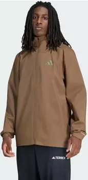Adidas Terrex Multi Essentials Regenjacke zweilagig Brown Oxide (KX2489)