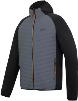 Regatta Andreson Hybrid-Jacke (RMN311) dunkler sturm/schwarz
