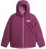The North Face Girls Reversible Perrito Hooded Jacket (NF0A88UE) hushed lavender