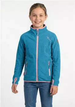 Trollkids Girls Sandefjord Jacket Fleecejacke (360-130-176) harbor blau