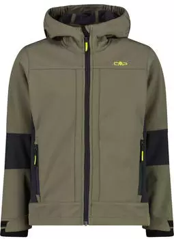 CMP Boys Softshelljacket Fix Hood (3A00094) olive-anthrazit