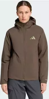 Adidas Terrex Multi Essentials Climaproof Insulated Hooded Coat (XR388) shadow olive