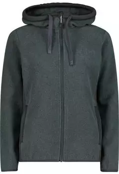CMP Women's Jacket Fix Hood Fleecejacke mit Kapuze (36H2626) jungle