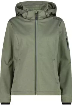 CMP Softshell Jacke Zip Hood Damen (39A5006M) green tea mel.