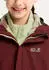 Jack Wolfskin Iceland 3in1 Print Jacket Doppeljacke merlot