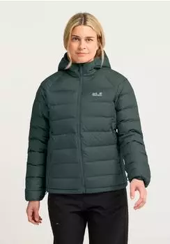 Jack Wolfskin Wild Pass Down Hoody W RDS Kapuzen-Daunenjacke sago palm