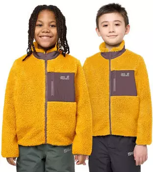 Jack Wolfskin Ice Curl Jacket Kids (1609162) burly yellow jw