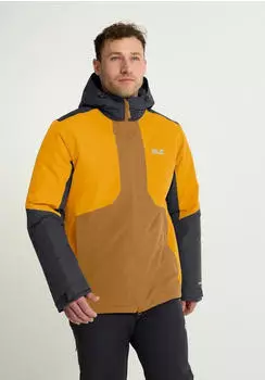 Jack Wolfskin Stonetrail 2L Ins Jacket Isolationsjacke mit Kapuze (A66330) burly yellow jw